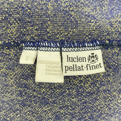 lucien pellat-finet ルシアンペラフィネ ブルー カシミア スカル フーディー トップス トップス