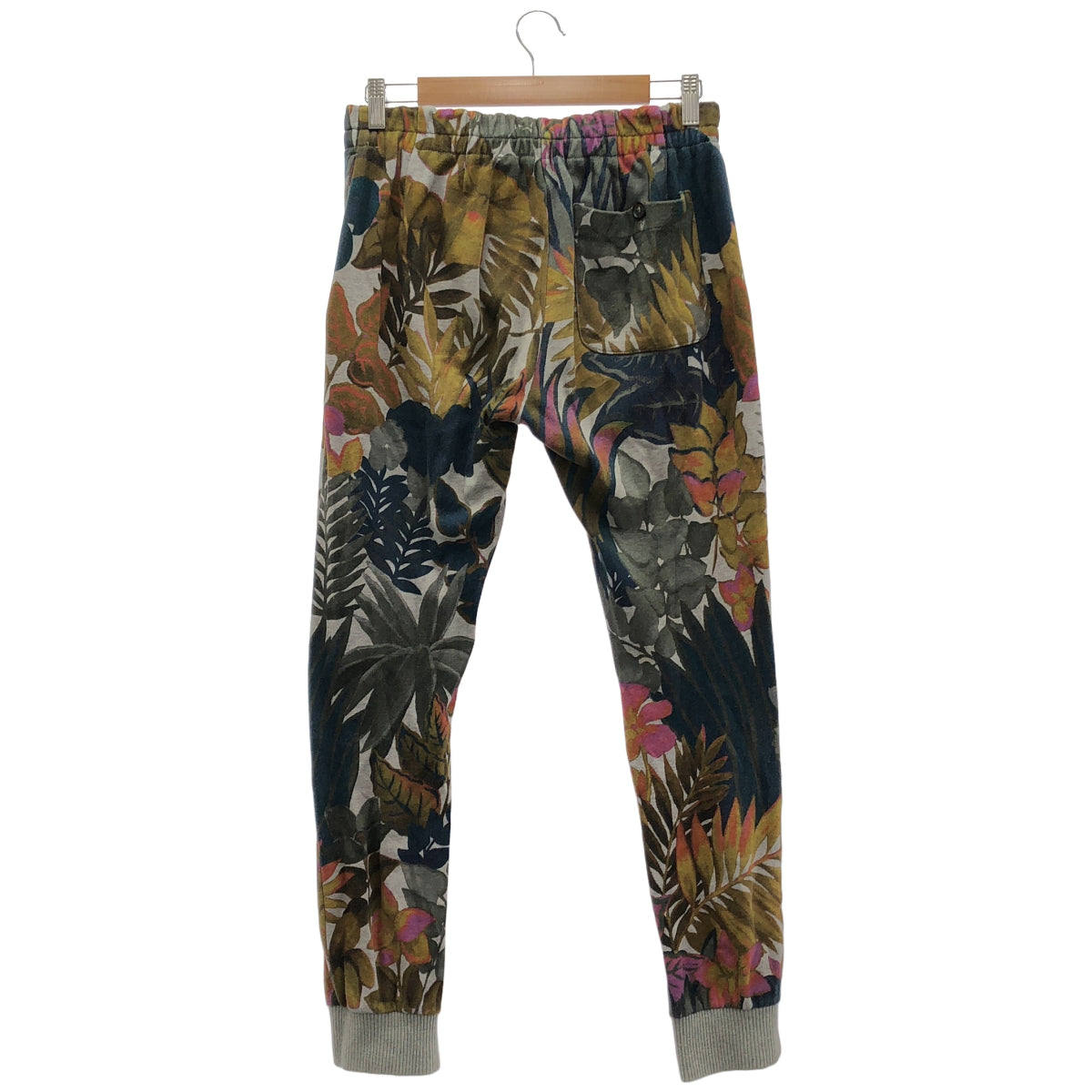 ETRO エトロ グレー系 ボタニカル 総柄 スウェットパンツ ボトムス