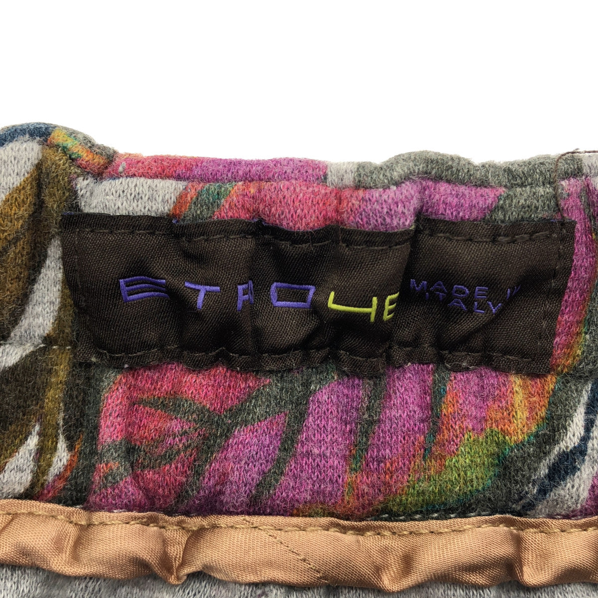 ETRO エトロ グレー系 ボタニカル 総柄 スウェットパンツ ボトムス