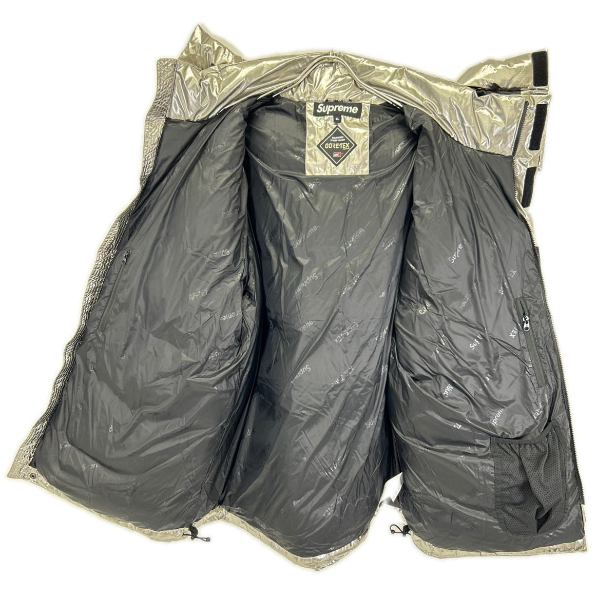 Supreme シュプリーム 22AW シルバー GORE-TEX 700 Fill Down Parka ジャケット