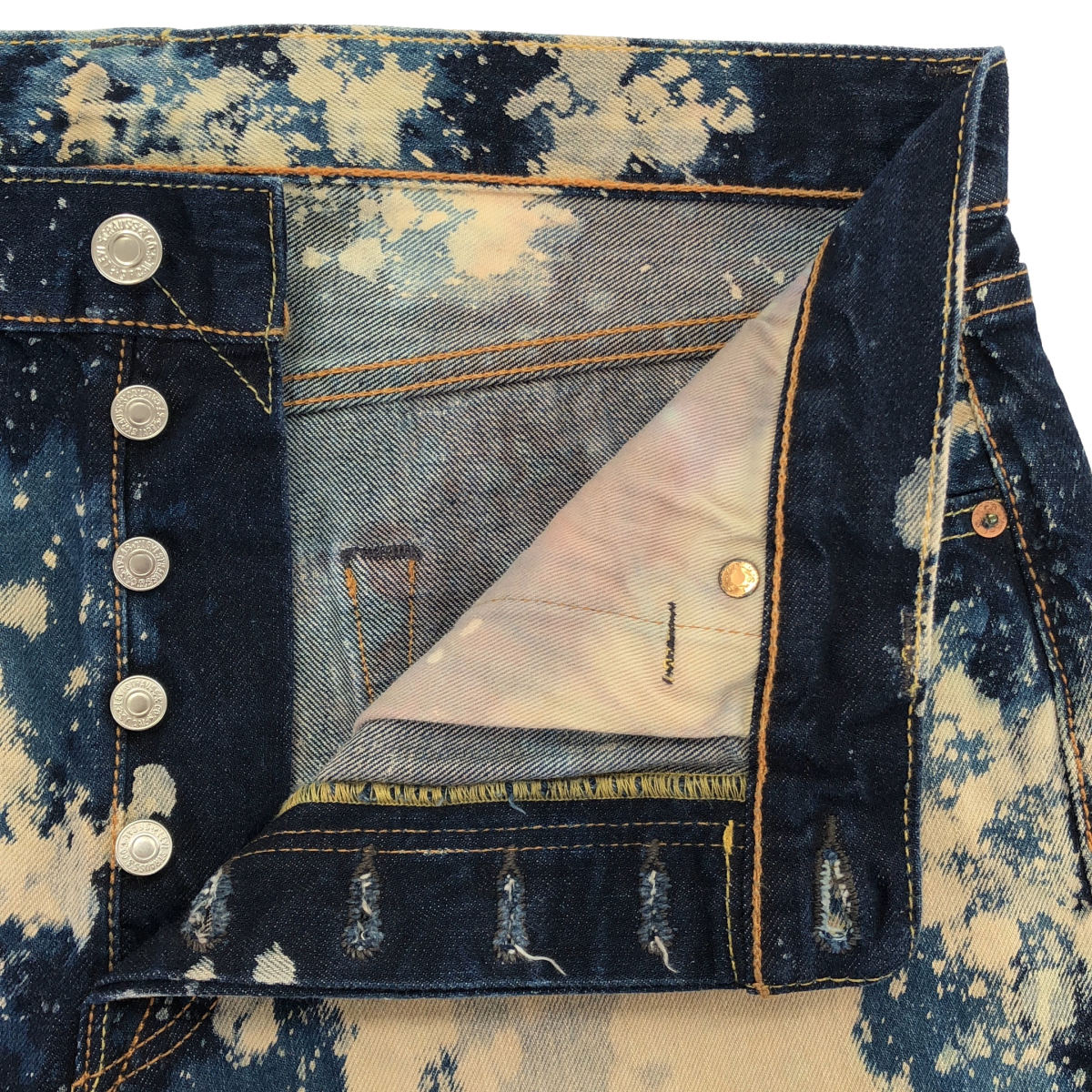 LEVI'S リーバイス 00501-1873 501 SPLASH BLEACH DENIM PANTS ボトムス