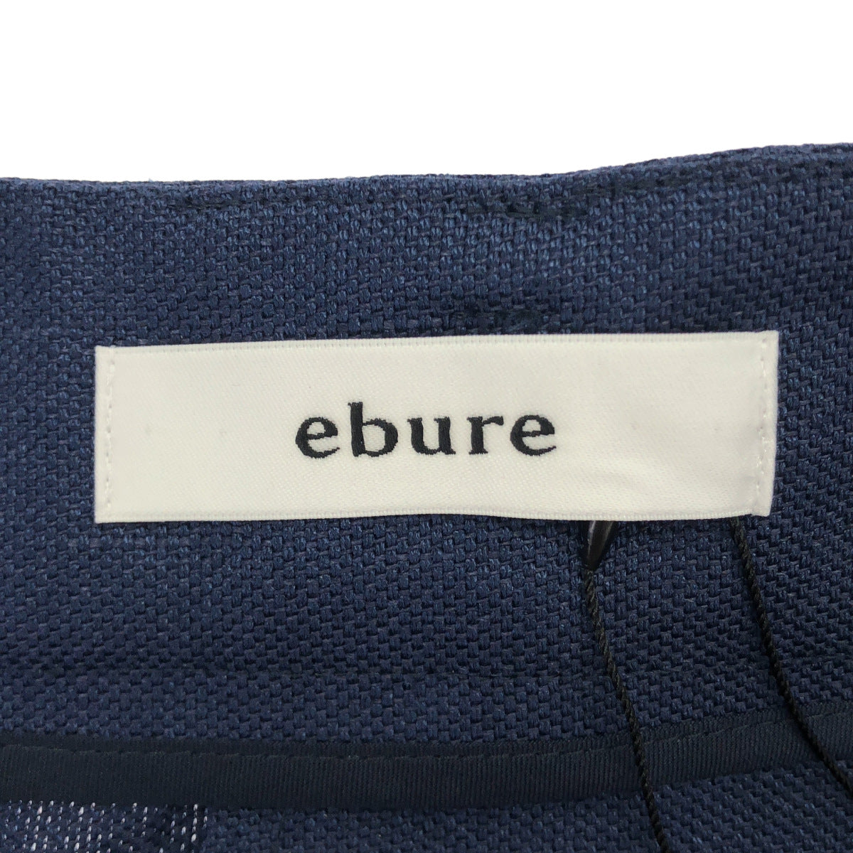 ebure エブール 3310600365 ブルー レーヨン テーパードパンツ ボトムス