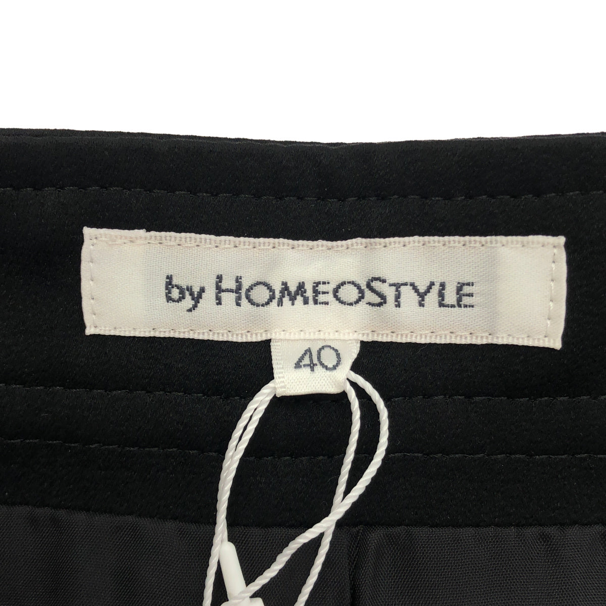 byHOMEOSTYLE ホメオスタイル ブラック ボタン ワイド パンツ ボトムス