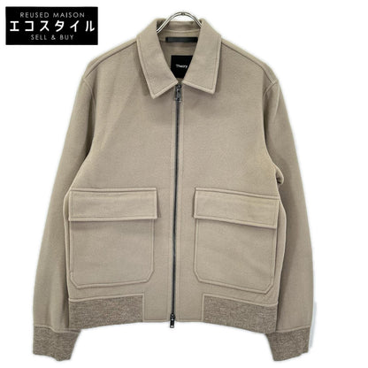 Theory セオリー 25年製 02-5409002 ウールカシミヤリブブルゾン ジャケット