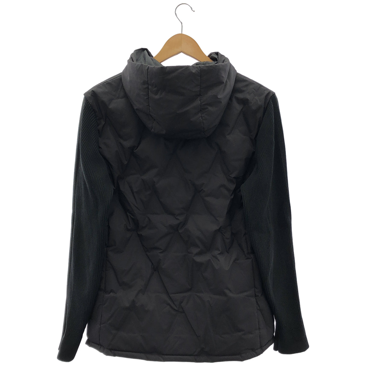 HIGH STREET ハイストリート 632-0215005 ブラック 切り替えダウンジャケット トップス