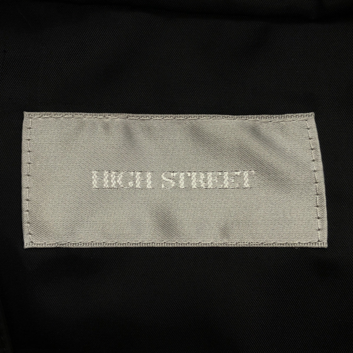 HIGH STREET ハイストリート 632-0215005 ブラック 切り替えダウンジャケット トップス