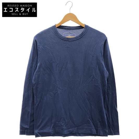 FEDELI フェデリ ブルー オーガニック コットン Tシャツ トップス