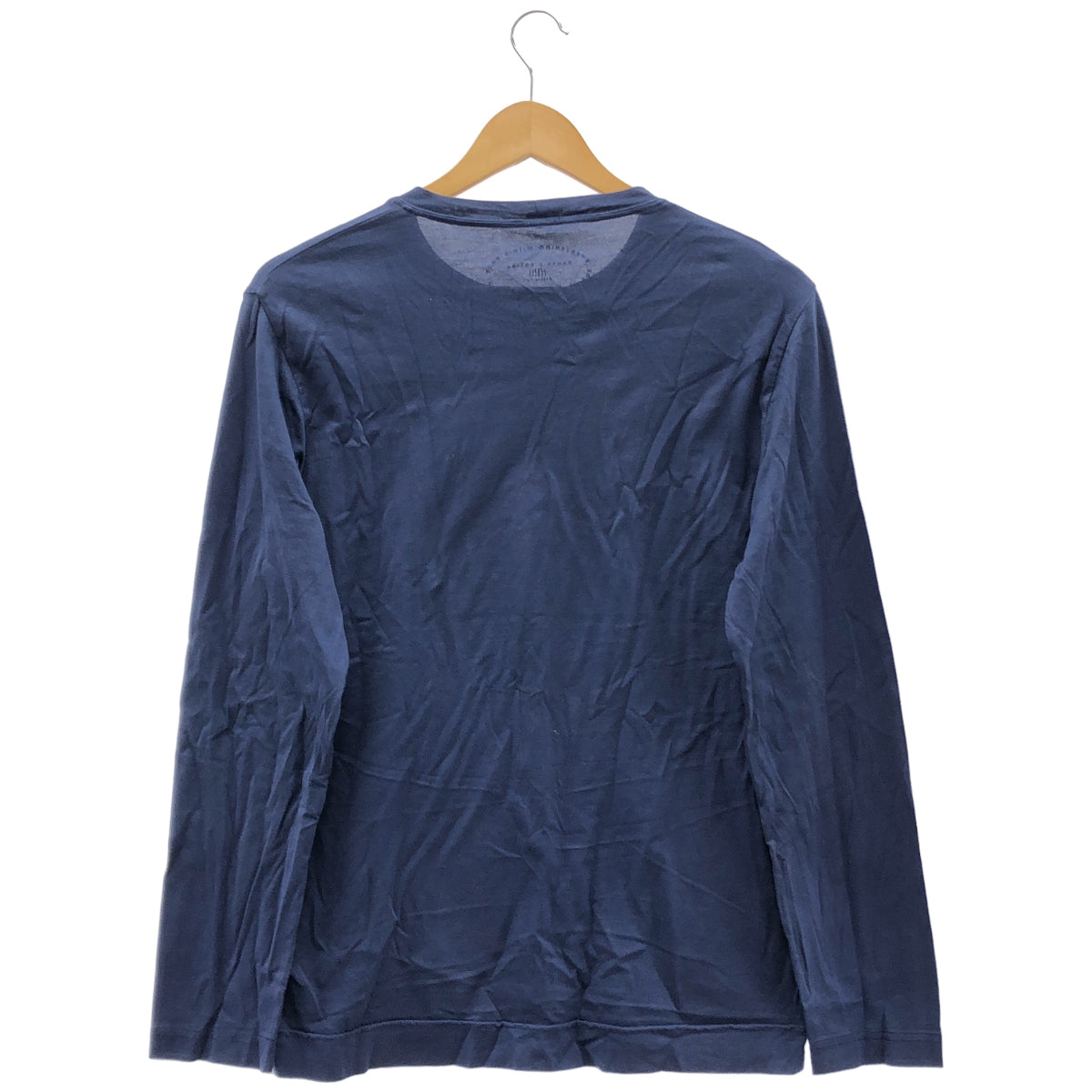 FEDELI フェデリ ブルー オーガニック コットン Tシャツ トップス