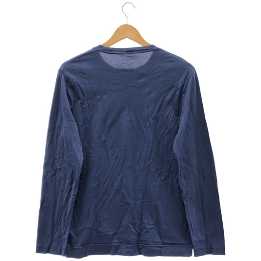 FEDELI フェデリ ブルー オーガニック コットン Tシャツ トップス