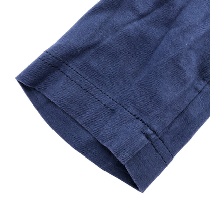 FEDELI フェデリ ブルー オーガニック コットン Tシャツ トップス