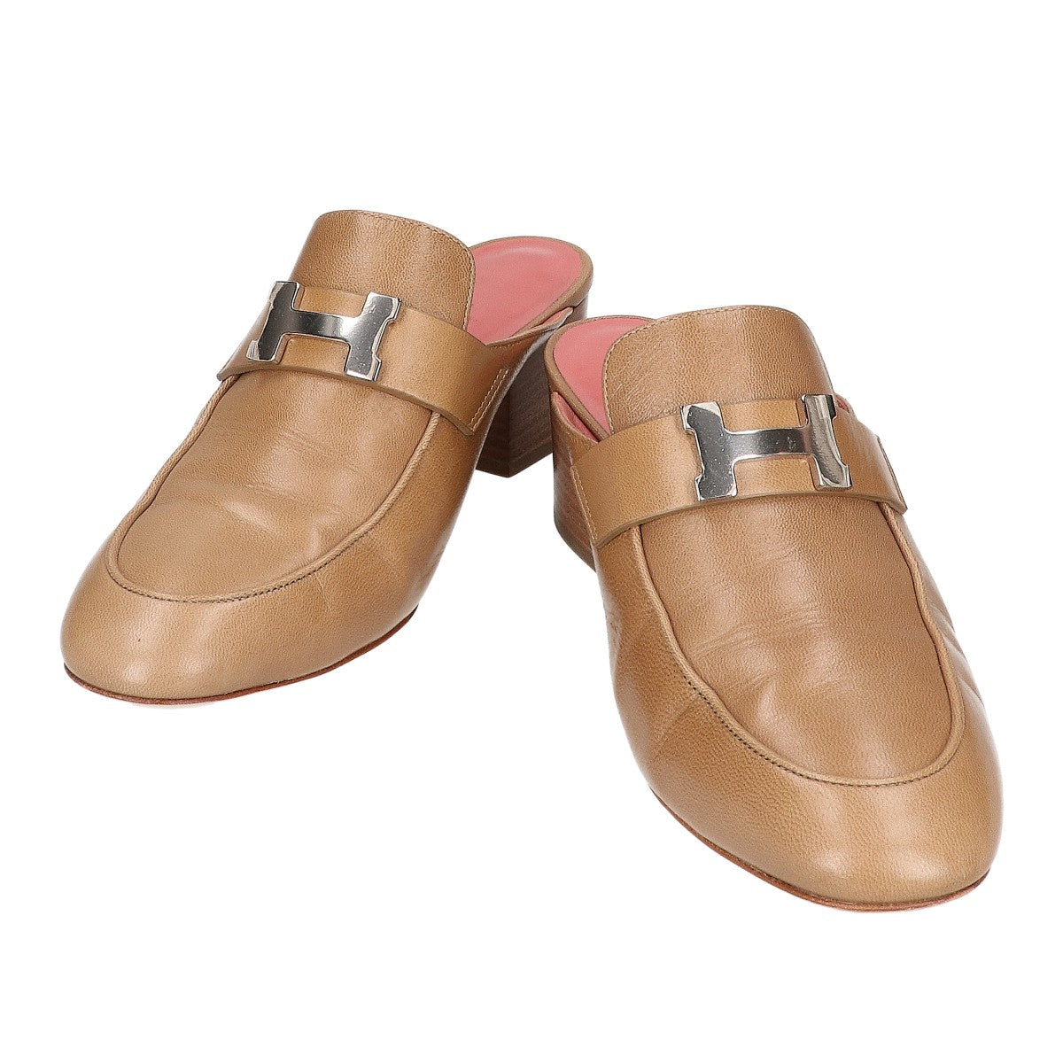HERMES エルメス 【美品】172103Z パラディ レザー ミュール シューズ