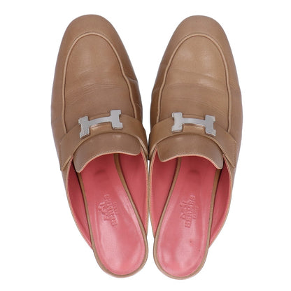 HERMES エルメス 【美品】172103Z パラディ レザー ミュール シューズ