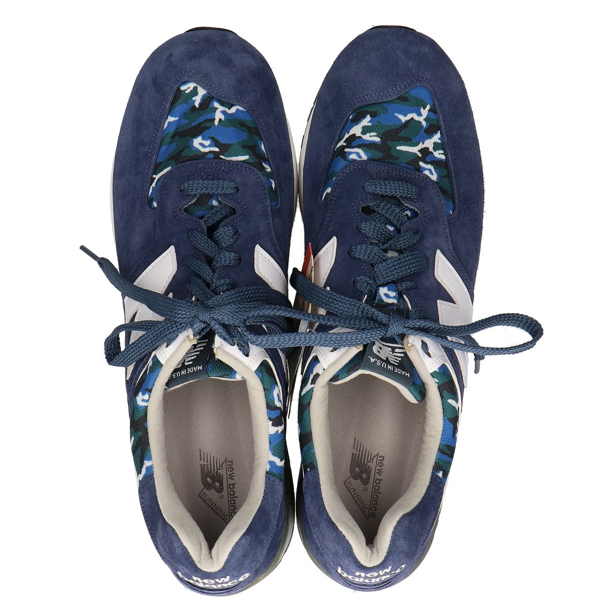NEW BALANCE ニューバランス 【美品】US576CM1 made in USA カモフラージュ柄 スエード ローカット スニーカー シューズ
