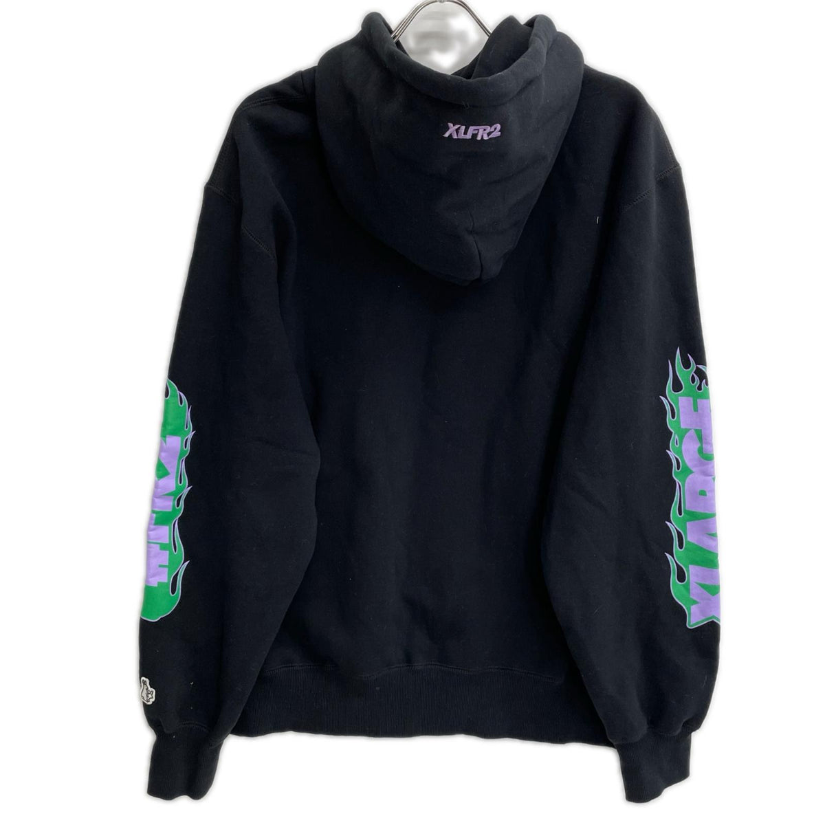XLARGE エクストララージ ×FR2 ブラック キャラクタープリント パーカー トップス