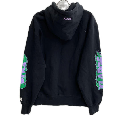 XLARGE エクストララージ ×FR2 ブラック キャラクタープリント パーカー トップス