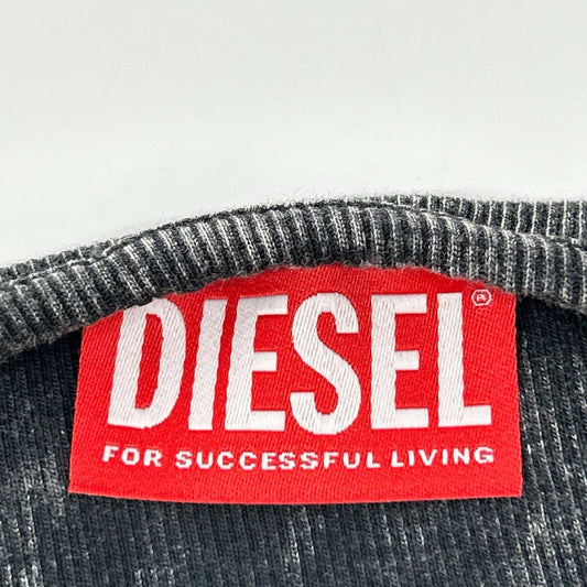 DIESEL ディーゼル ブラック T-MARINEL LS トップス トップス