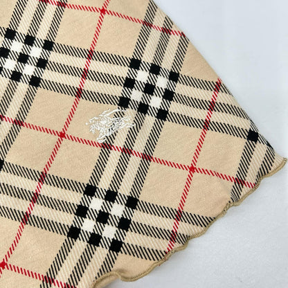 Burberry Blue Label Burberry Blue Label made in 2007 beige Nova check ribbon tunic tops