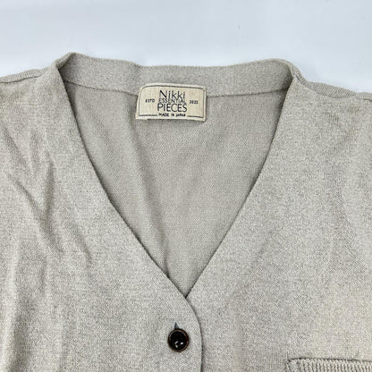 NIKKI ESSENTIAL PIECES ニッキエッセンシャルピーシーズ 25年製 NEP-SS2531 グレー カーディガン トップス