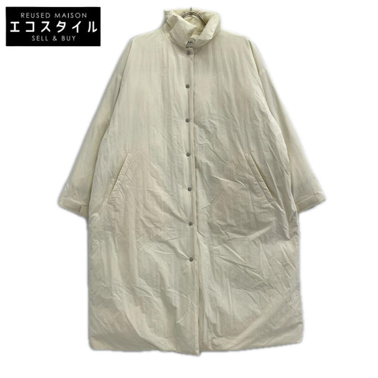 PUAL CE CIN ピュアルセシン 0242080040 ホワイト フェイクダウンステンカラーコート コート