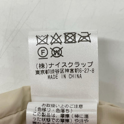 PUAL CE CIN ピュアルセシン 0242080040 ホワイト フェイクダウンステンカラーコート コート