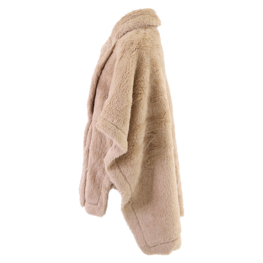 Max Mara マックスマーラ 【国内正規】23473620336 UNICA テディベア アルパカ/カシミヤ/シルク ポンチョ ジャケット