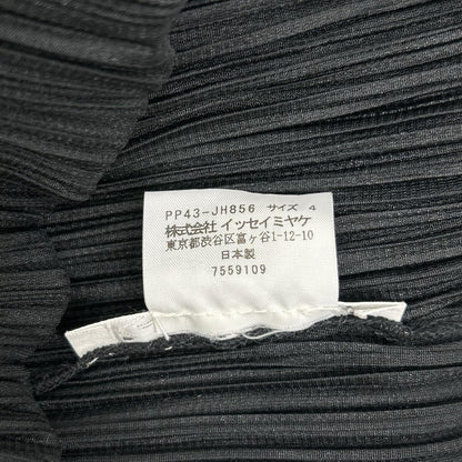 PLEATS PLEASE プリーツプリーズ PP43-JH856 ブラック リボン 変形 ノースリーブワンピース ワンピース