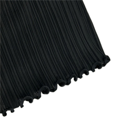 PLEATS PLEASE プリーツプリーズ PP43-JH856 ブラック リボン 変形 ノースリーブワンピース ワンピース