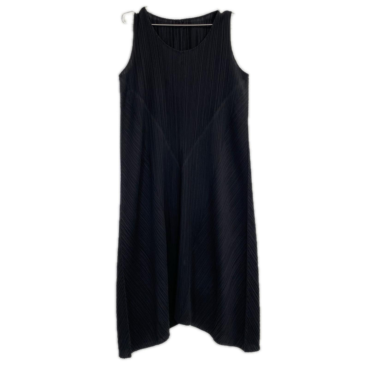 PLEATS PLEASE プリーツプリーズ ブラック プリーツ ノースリーブワンピース ワンピース