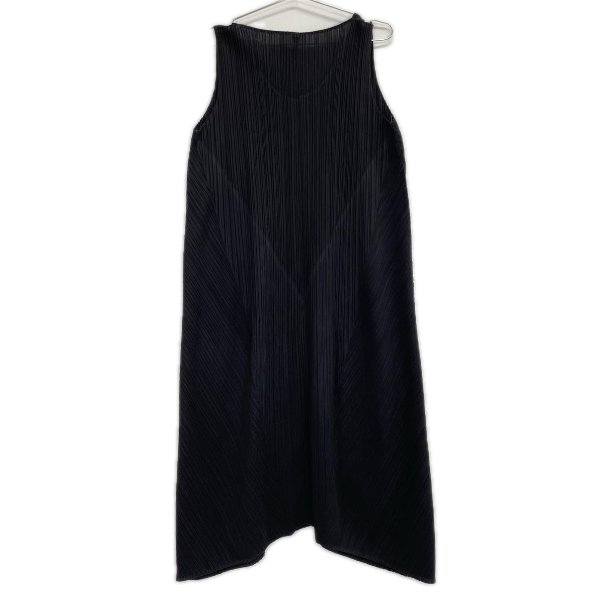 PLEATS PLEASE プリーツプリーズ ブラック プリーツ ノースリーブワンピース ワンピース