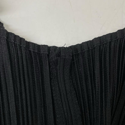 PLEATS PLEASE プリーツプリーズ ブラック プリーツ ノースリーブワンピース ワンピース