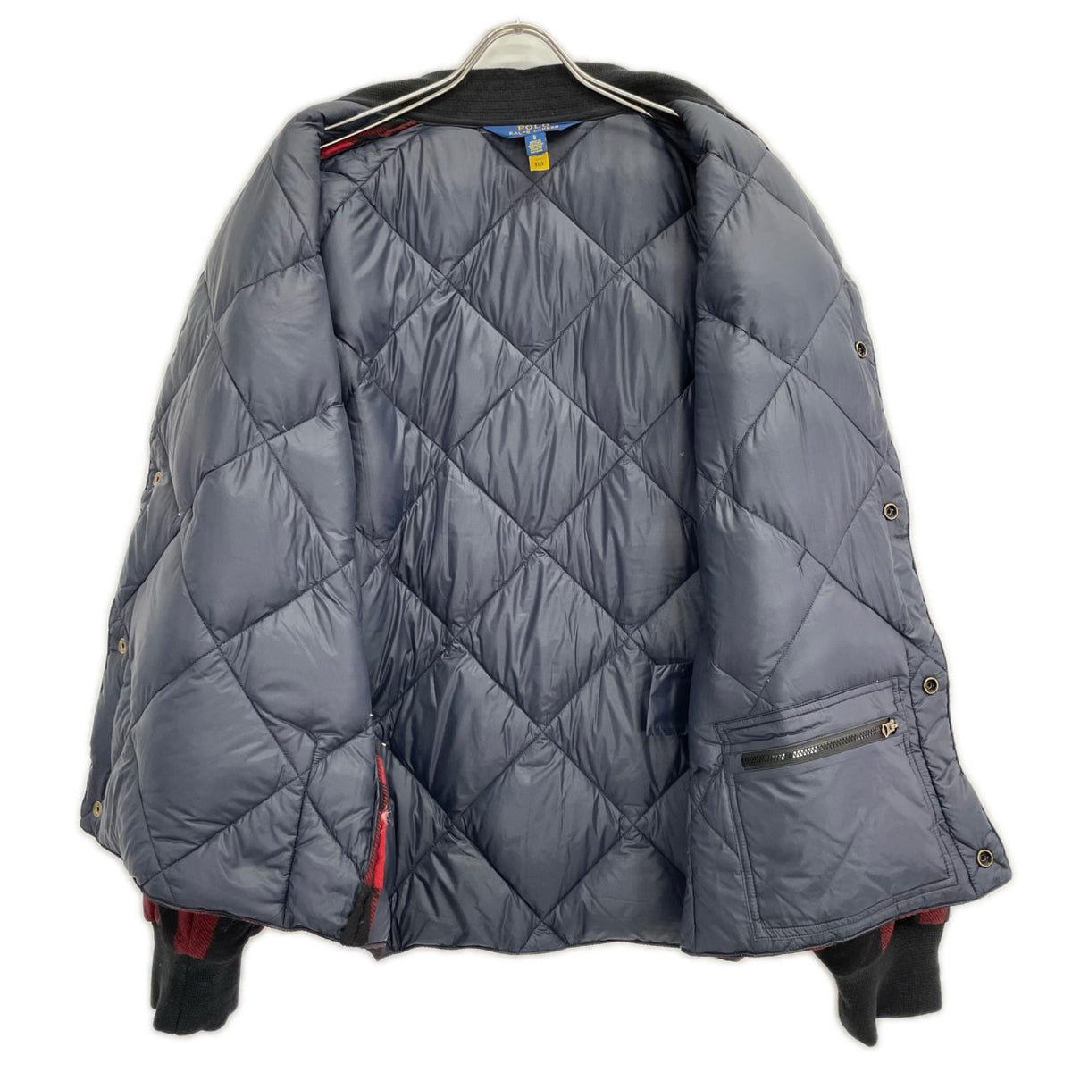 POLObyRalphLauren ポロラルフローレン レッド×ブラック バッファロー チェック ウールブレンド ジャケット ジャケット