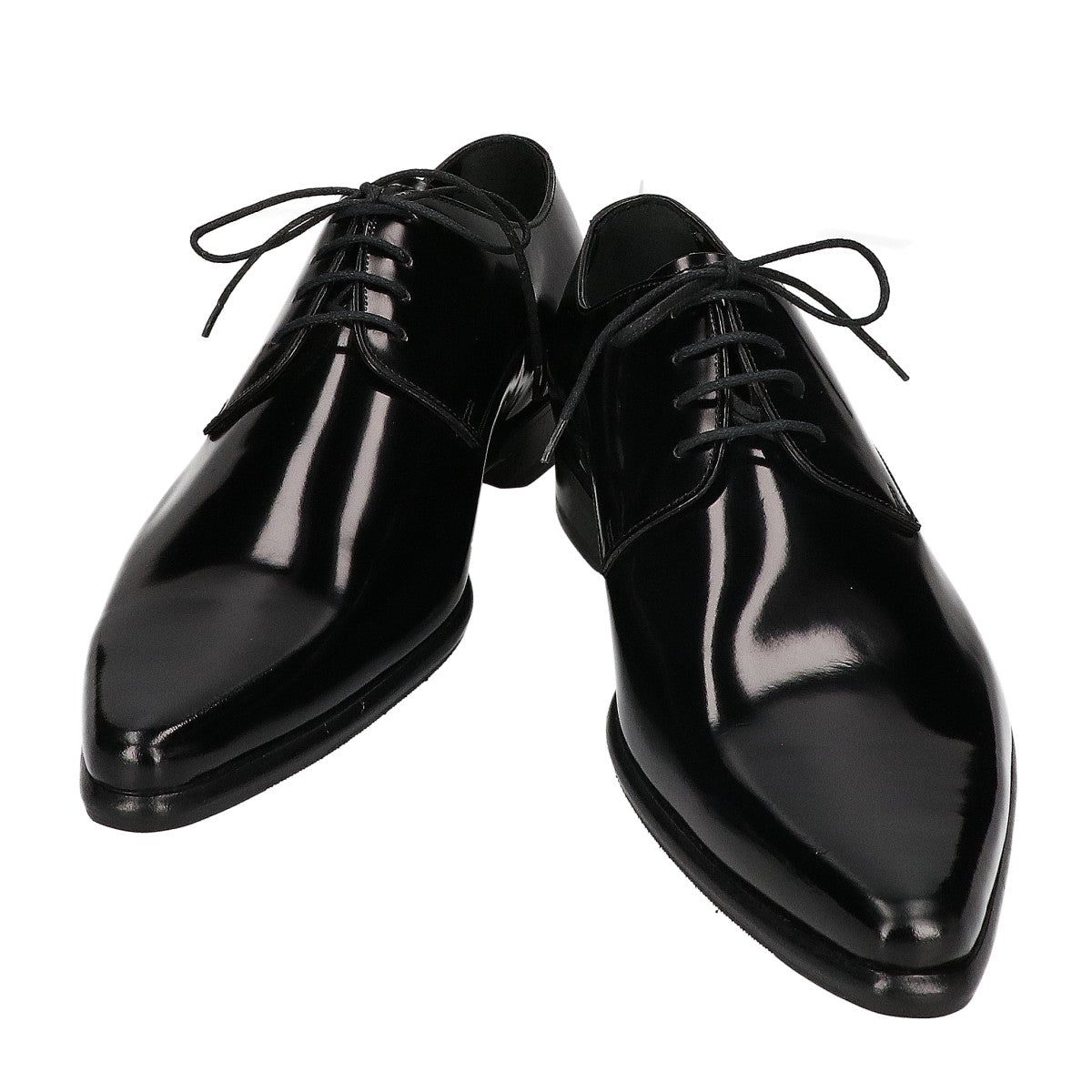 DOLCE&GABBANA ドルチェアンドガッバーナ 【新品同様】CA1920 パテントレザー レースアップ シューズ シューズ