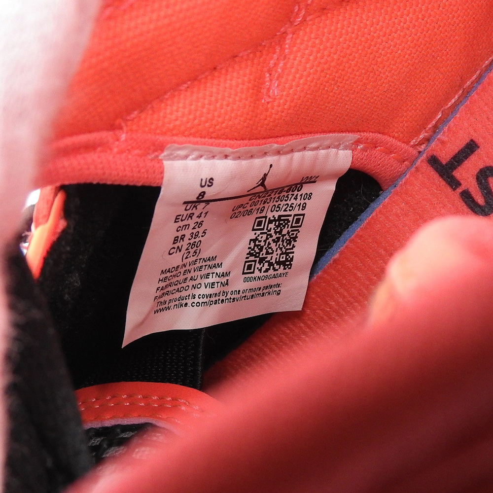 NIKE ナイキ 美品 Jordan Mars 270 シューズ メンズ レッド系×ブラック 26.0cm CN2218-600 シューズ