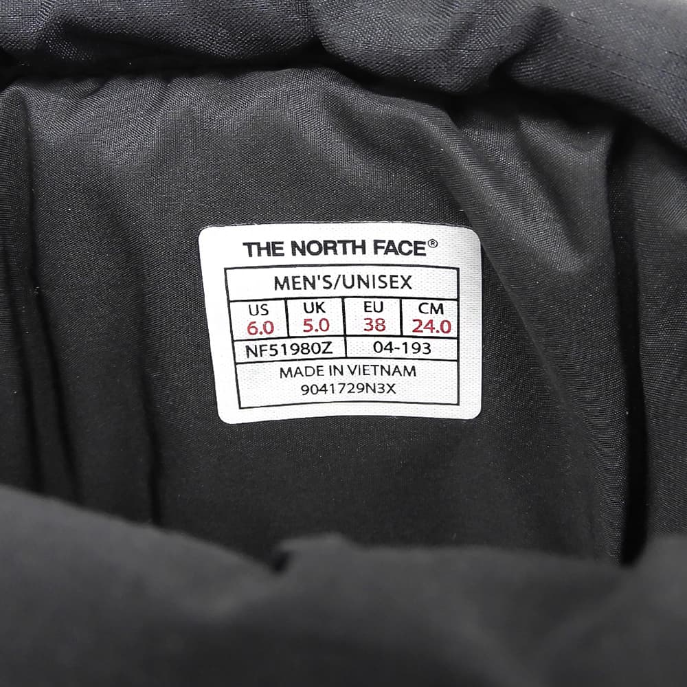 THE NORTH FACE ノースフェイス ヌプシ ブーティ ウォータープルーフ ウィンターブーツ シューズ レディース ブラック 6.0 NF51980Z シューズ