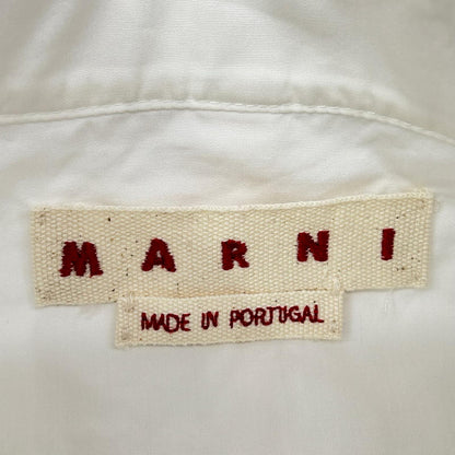 MARNI マルニ ホワイト ウィングカラー オーバーサイズ トップス