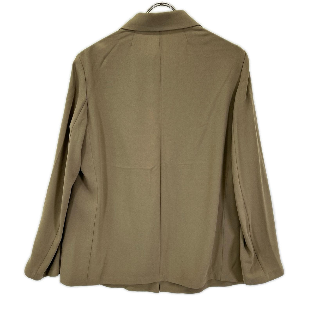 theory luxe セオリーリュクス ブラウン バックサテンリラックスジャケット ジャケット
