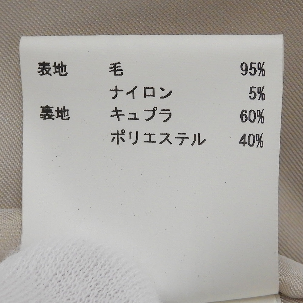 ANAYI アナイ Vネック ノーカラー ロング コート レディース アイボリー 38 コート