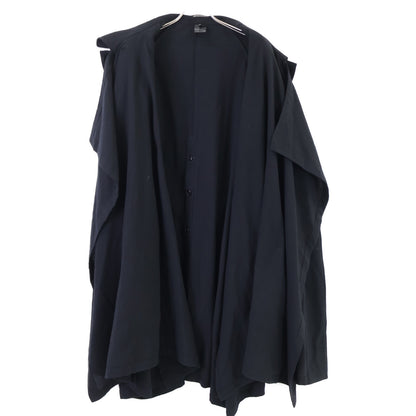 ANN DEMEULEMEESTER アンドゥムルメステール ウール レイヤードデザイン ベルト付 コート