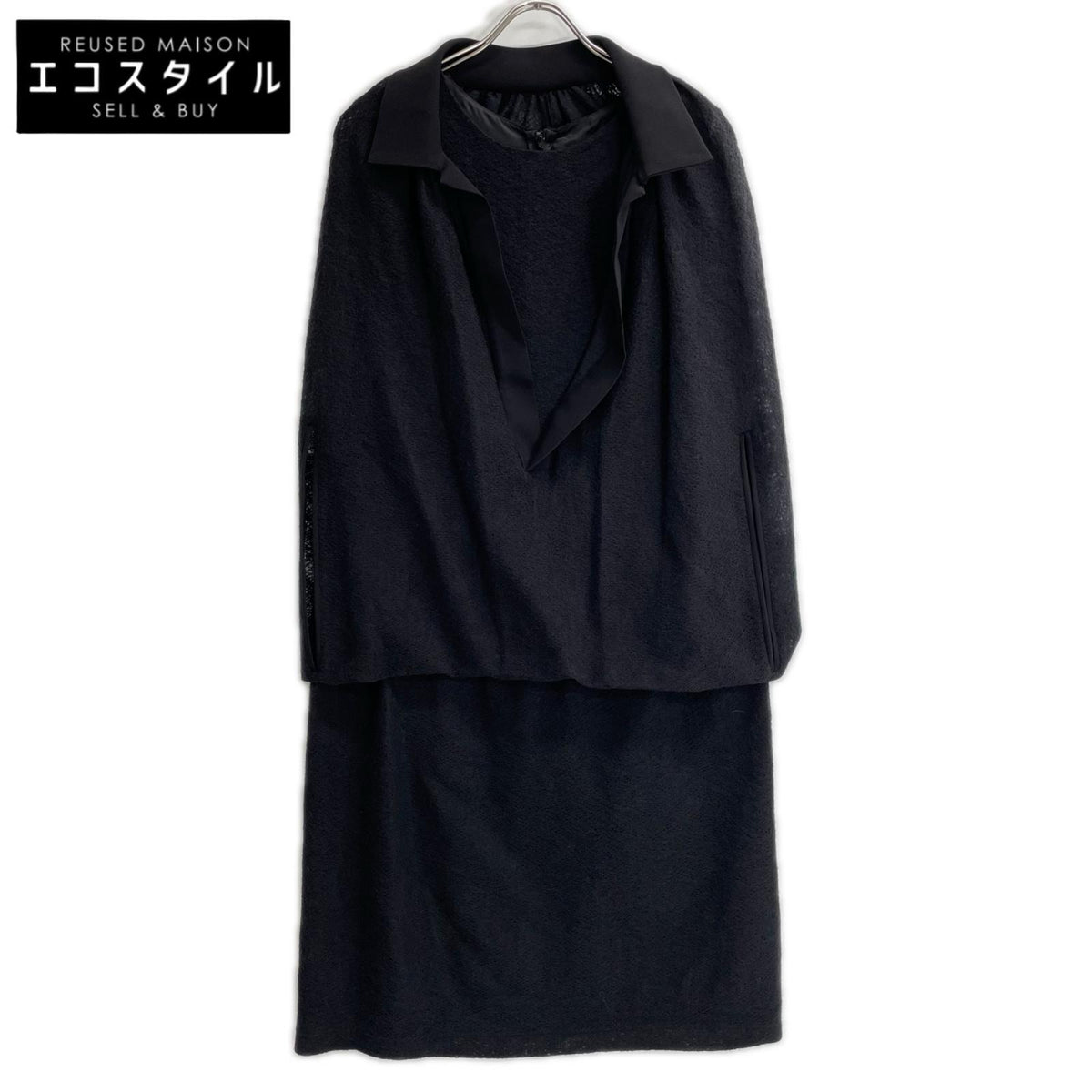 Maison margiela メゾンマルジェラ 22SS S51CU0298 ブラック レイヤードワンピース ワンピース