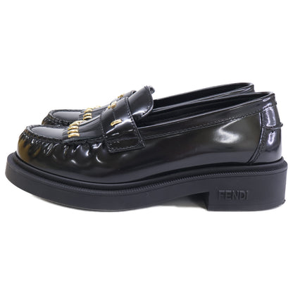 FENDI フェンディ 【美品】8D8582 FILO フィーロ パテントレザー キルティ ローファー シューズ
