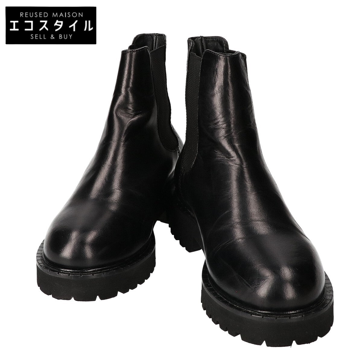 Theory セオリー 【美品】3360855 LUG CHELSEA ラグソール チェルシー サイドゴアブーツ シューズ