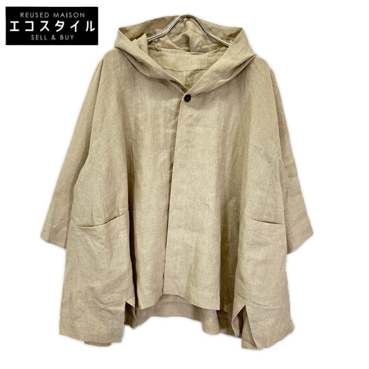 Babaghuri ババグーリ 26SS J0561FJ212 ベージュ リネン フード付きジャケット ジャケット