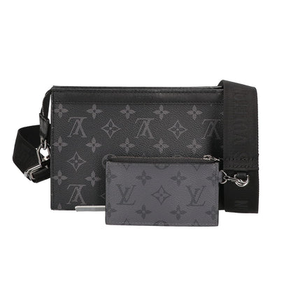 LOUIS VUITTON ルイヴィトン 美品 M81124 モノグラムエクリプス リバース ガストン ウェアラブル ウォレット ショルダーバッグ