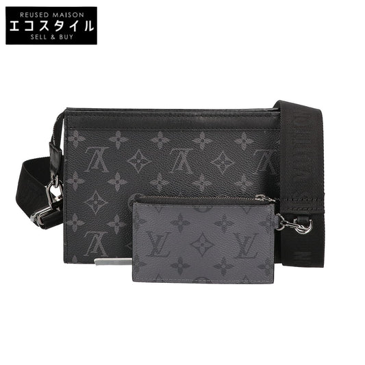 LOUIS VUITTON ルイヴィトン 美品 M81124 モノグラムエクリプス リバース ガストン ウェアラブル ウォレット ショルダーバッグ