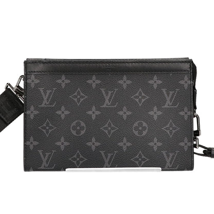 LOUIS VUITTON ルイヴィトン 美品 M81124 モノグラムエクリプス リバース ガストン ウェアラブル ウォレット ショルダーバッグ