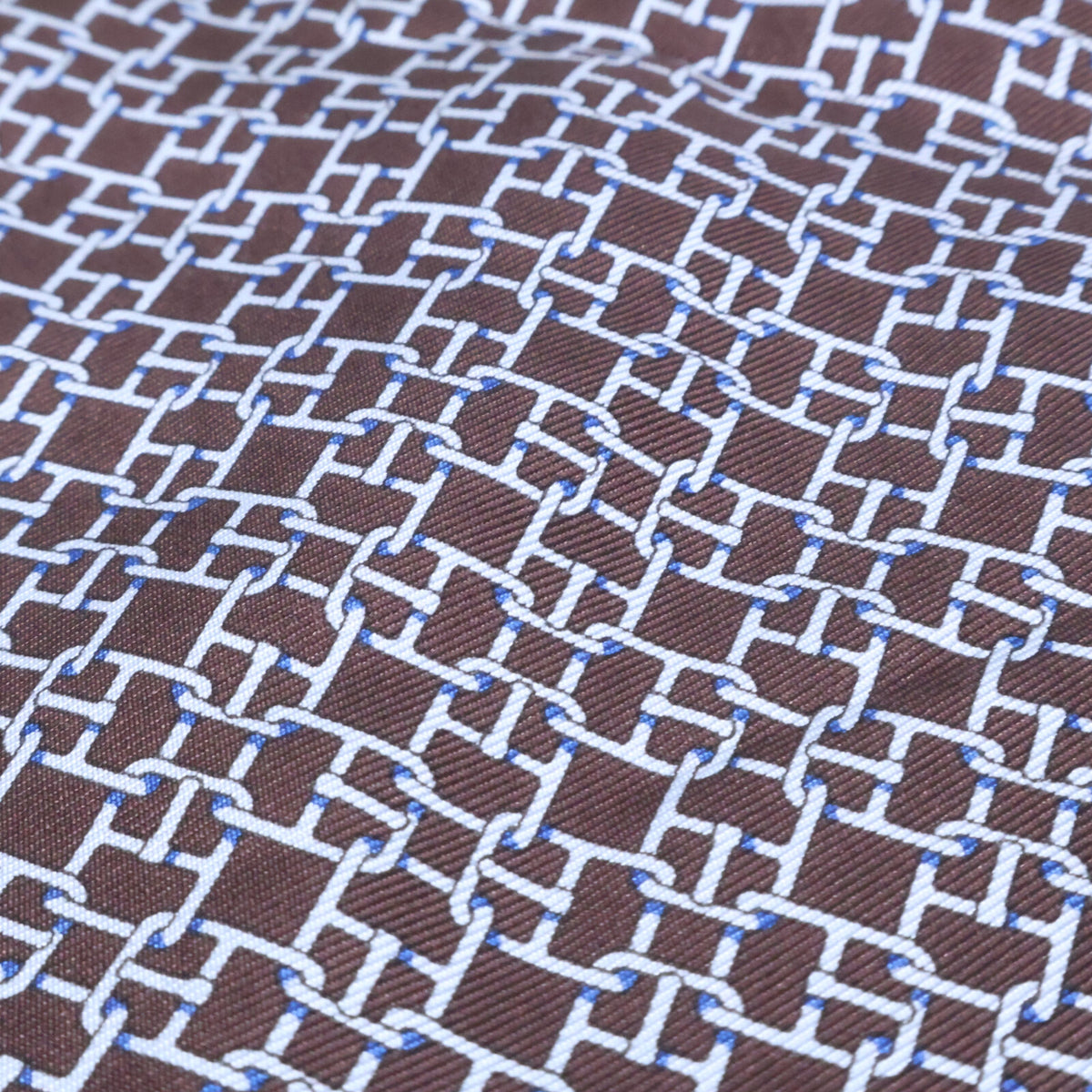 HERMES エルメス 総柄 シルクｘウール ストール