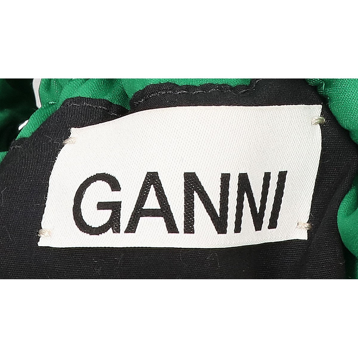 GANNI ガニー 【美品】5855 巾着型 2WAY トップハンドル ハンドバッグ
