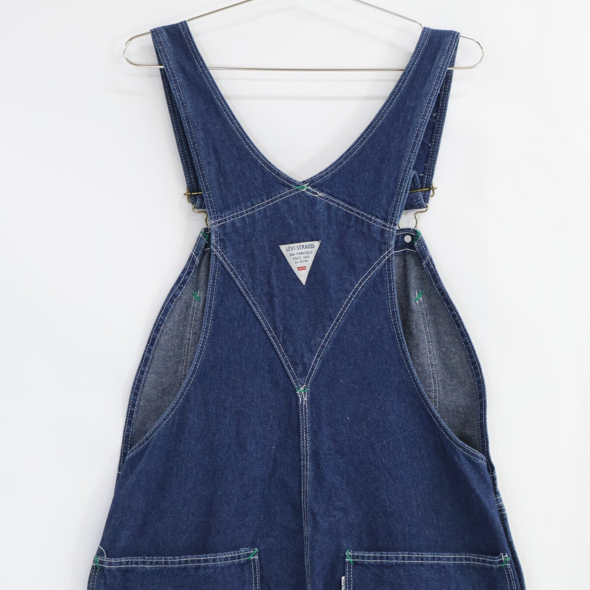 LEVI'S リーバイス 90S 白タグ TALONジップ デニム オーバーオール オーバーオール オールインワン