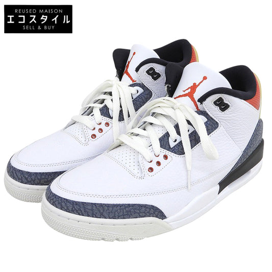 NIKE ナイキ 美品 エアジョーダン3 レトロ SE-T CO JP シューズ メンズ ホワイト 29.0cm CZ6433-100 シューズ