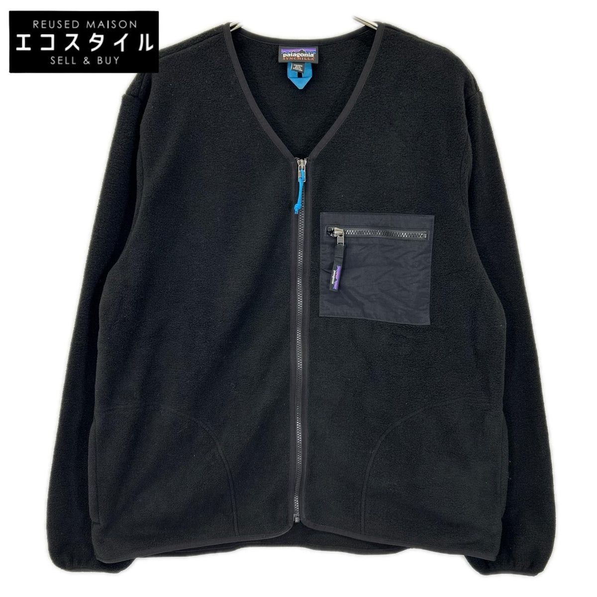 Patagonia パタゴニア 22975 ブラック シンチラ カーディガン ジャケット